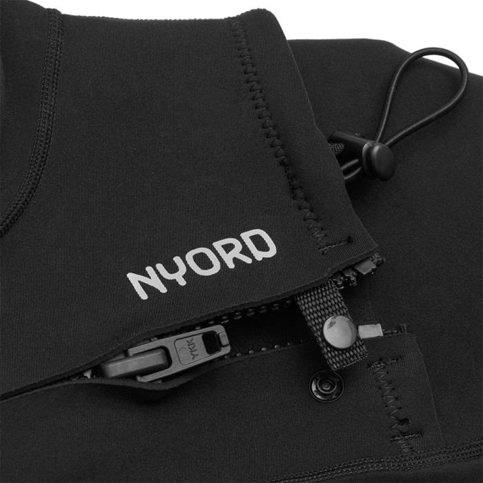 2024 Nyord Hommes Tempus 2/2mm Chest Zip Shorty Combinaison Noprne N04BA00013 - Black